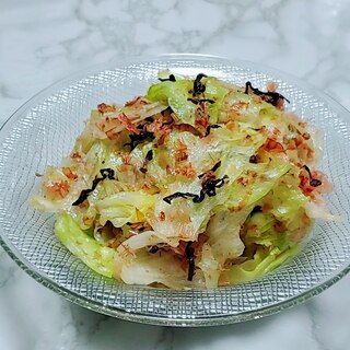 レタスの塩昆布おかか和え